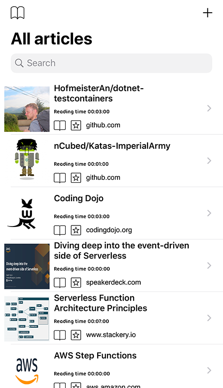 Application iOS pour wallabag.